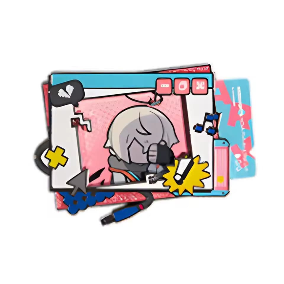 Anime Arknights EX Foedere Refrigerator Magnet