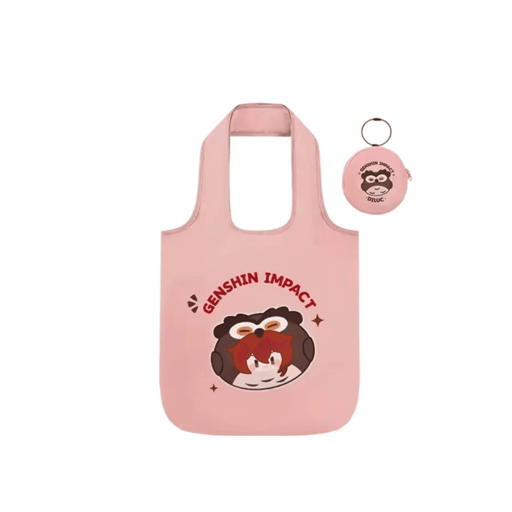 Anime Genshin Impact Diluc Folding Tote Bag