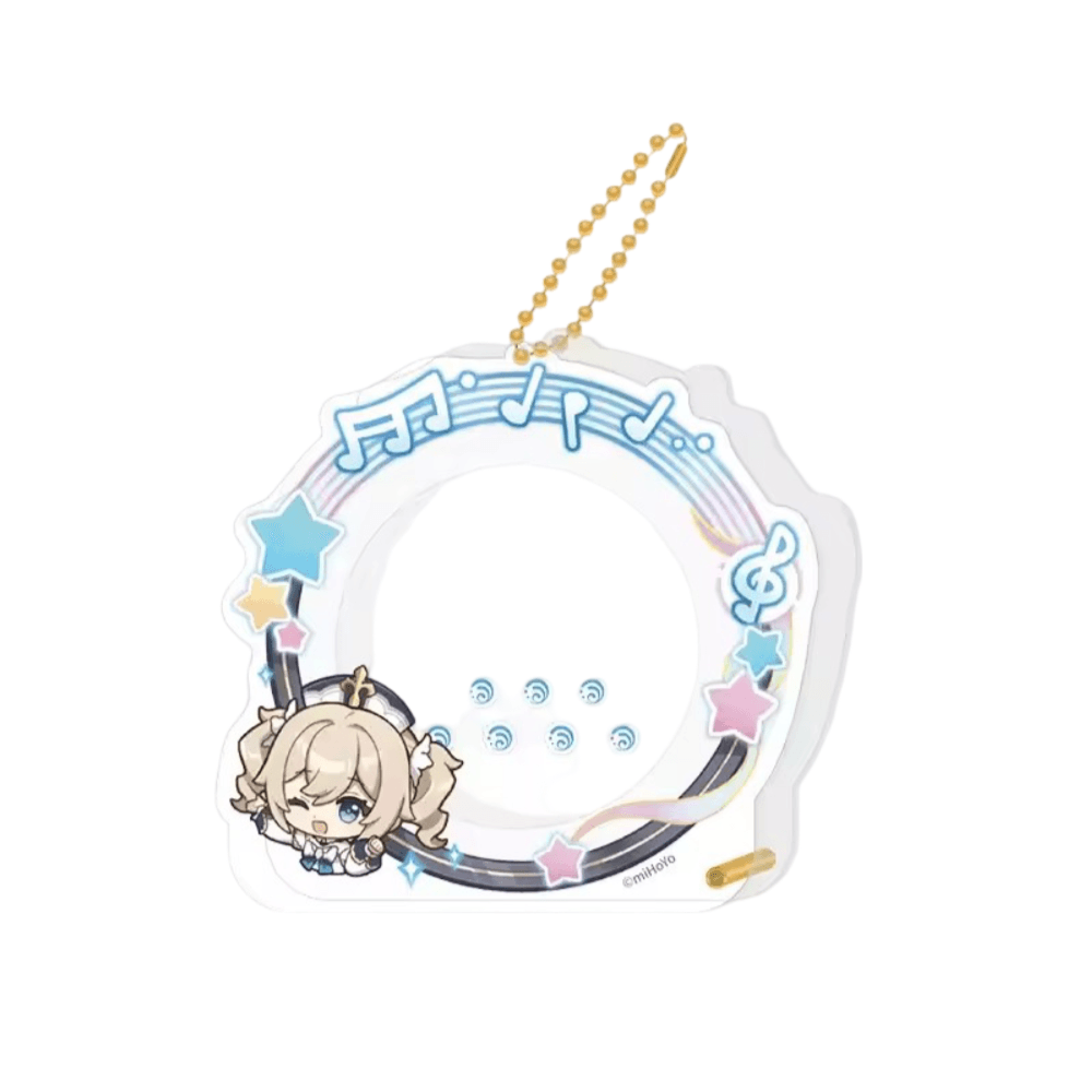 Anime Genshin Impact Barbara Acrylic Storage Keychain
