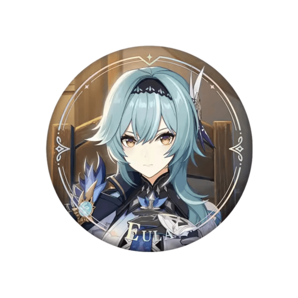 Anime Genshin Impact Eula Original Authentic Badge
