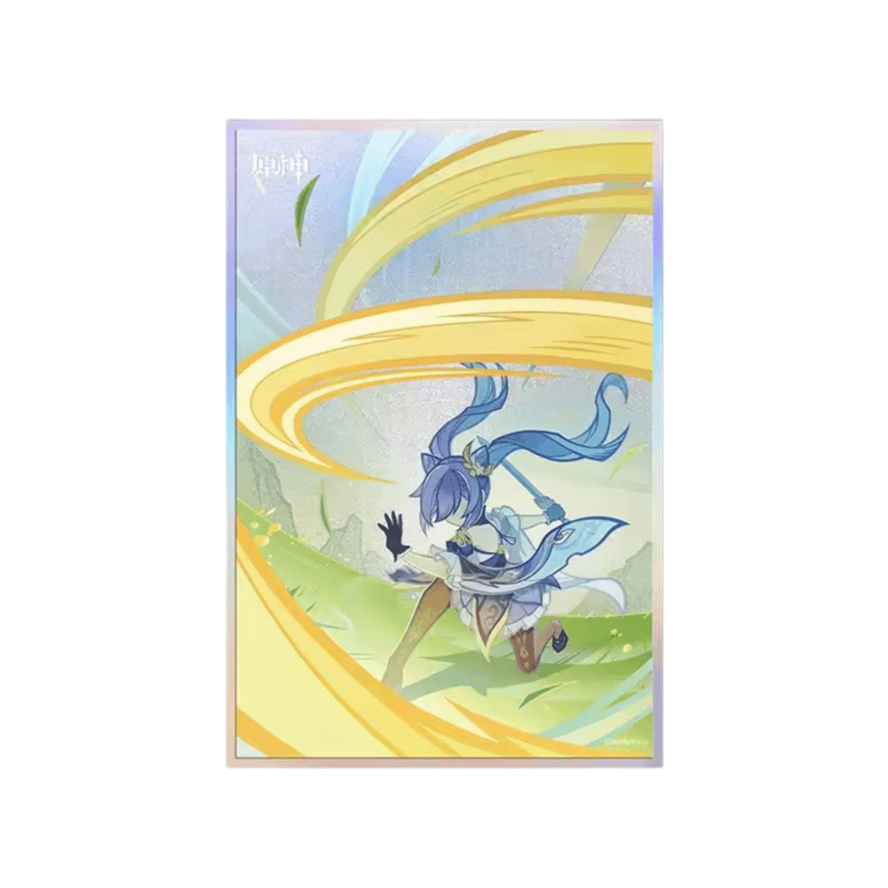 Anime Genshin Impact Layla Colored Paper