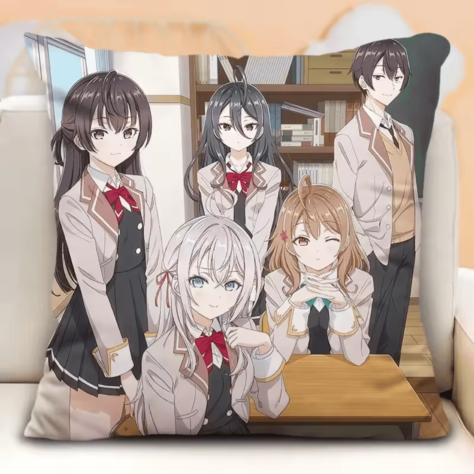 Anime Alya Sometimes Hides Her Feelings In Russian Sofa Pillow