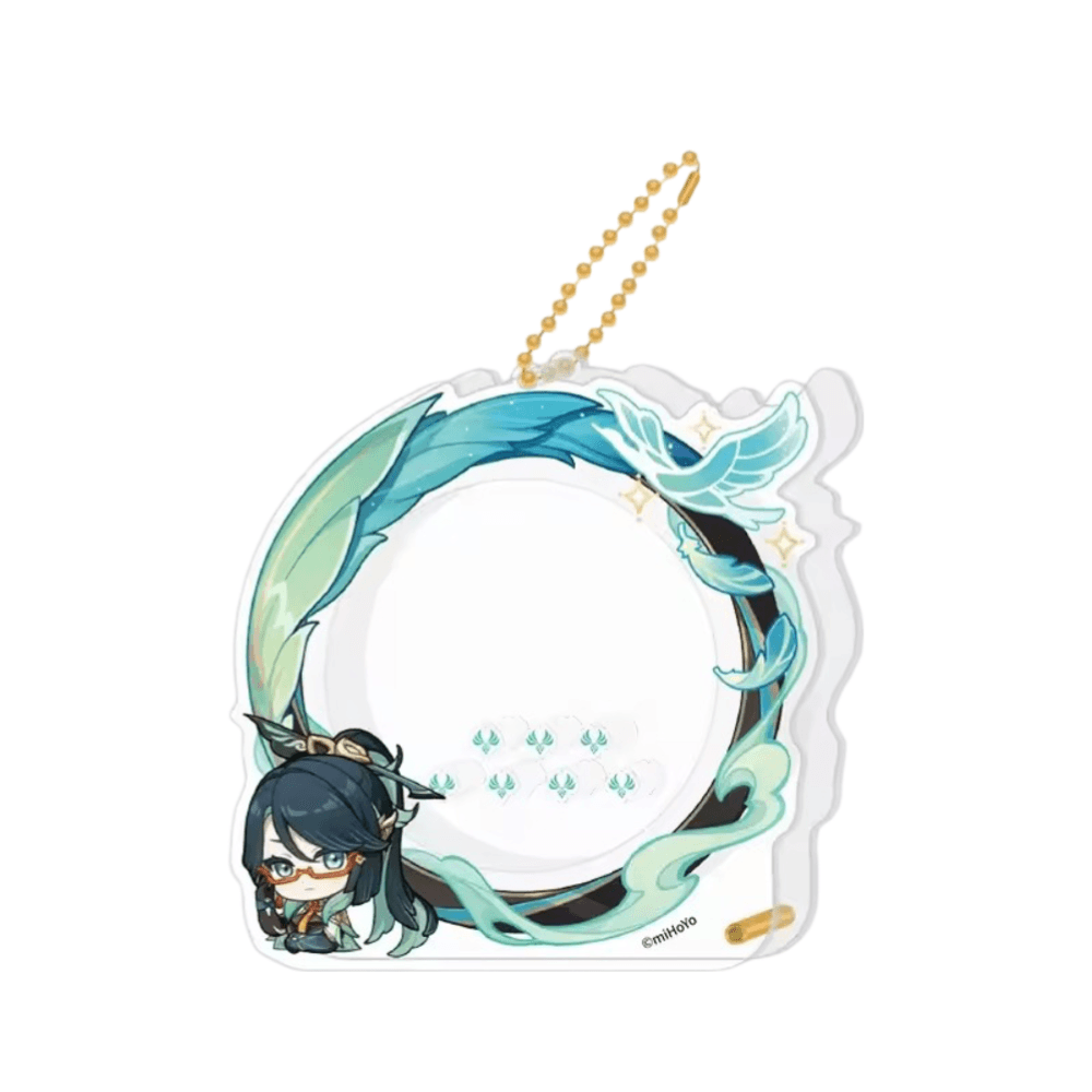 Anime Genshin Impact Xianyun Acrylic Storage Keychain