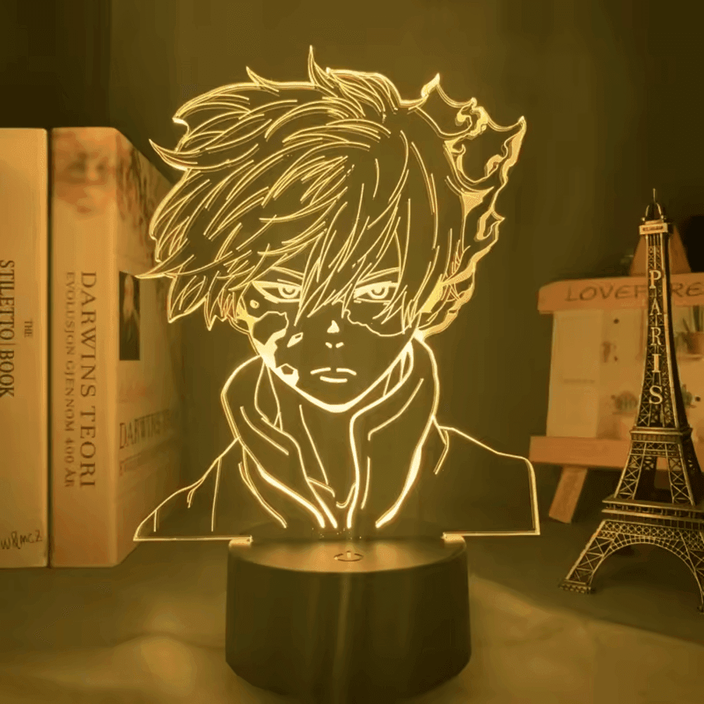 Anime My Hero Academia Shoto Todoroki LED Acrylic Stand