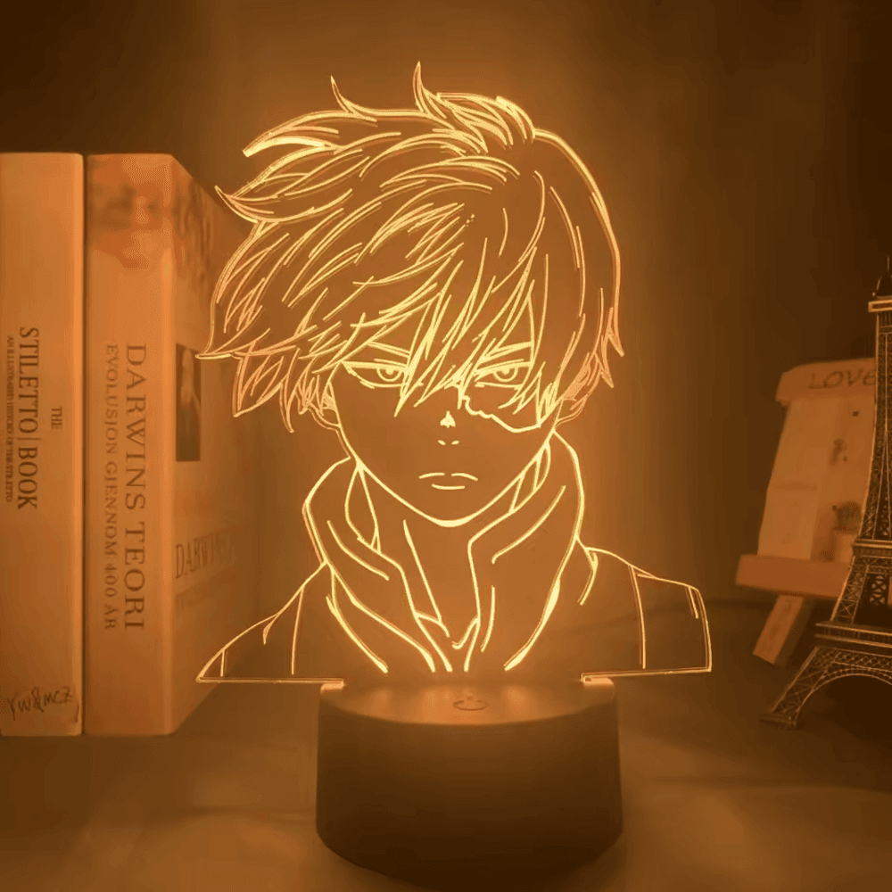 My Hero Academia Anime Shoto Todoroki LED Acrylic Stand