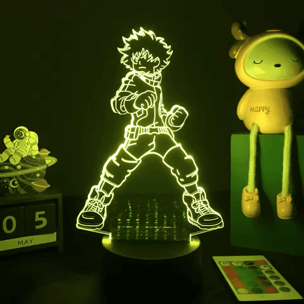 My Hero Academia Anime Izuku Midoriya LED Acrylic Stand