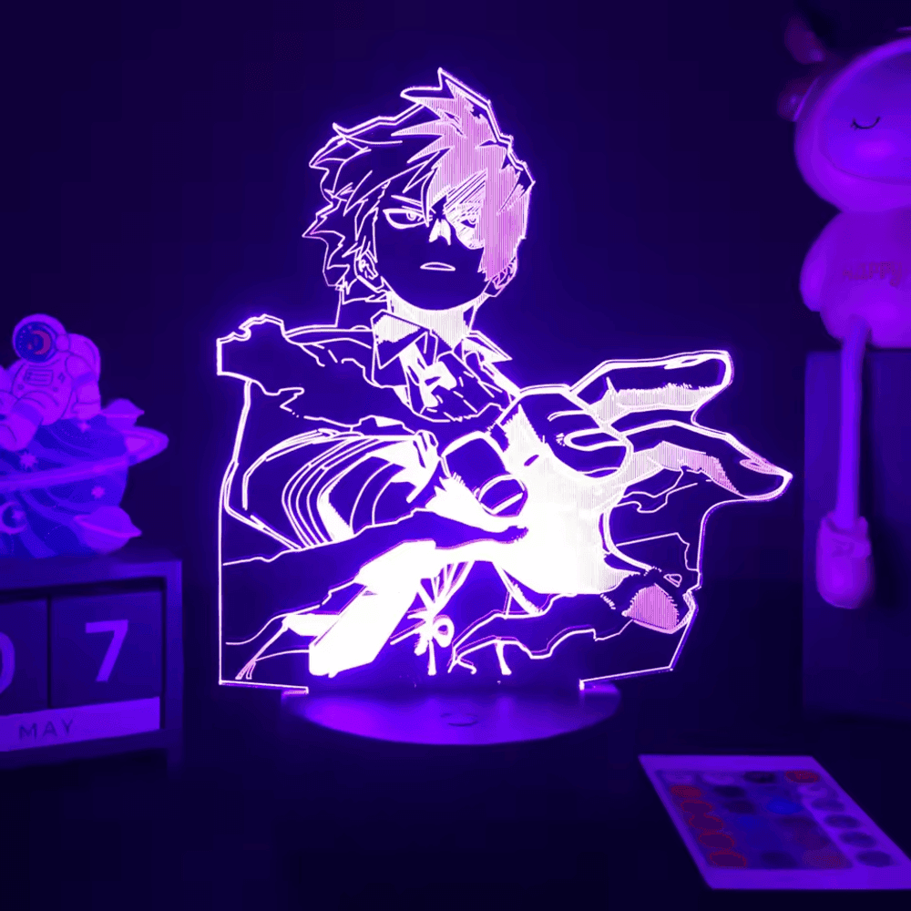 My Hero Academia Shoto Todoroki Anime LED Acrylic Stand