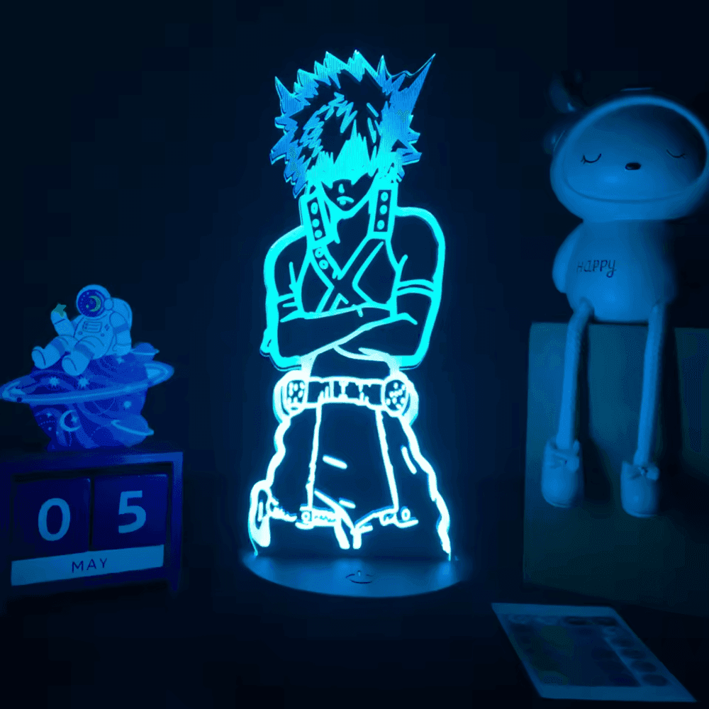 My Hero Academia Katsuki Bakugo Anime LED Acrylic Stand