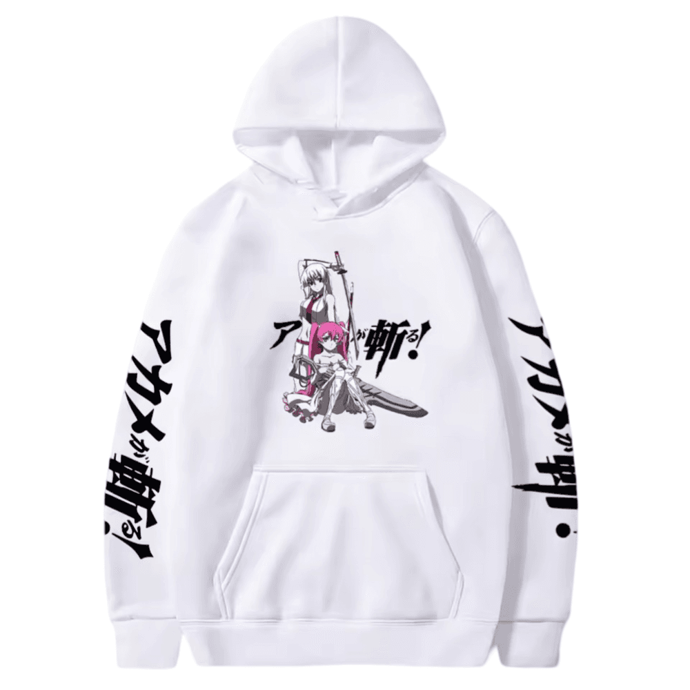 Anime Akame Ga Kill Esdeath With Mine White Color Hoodie