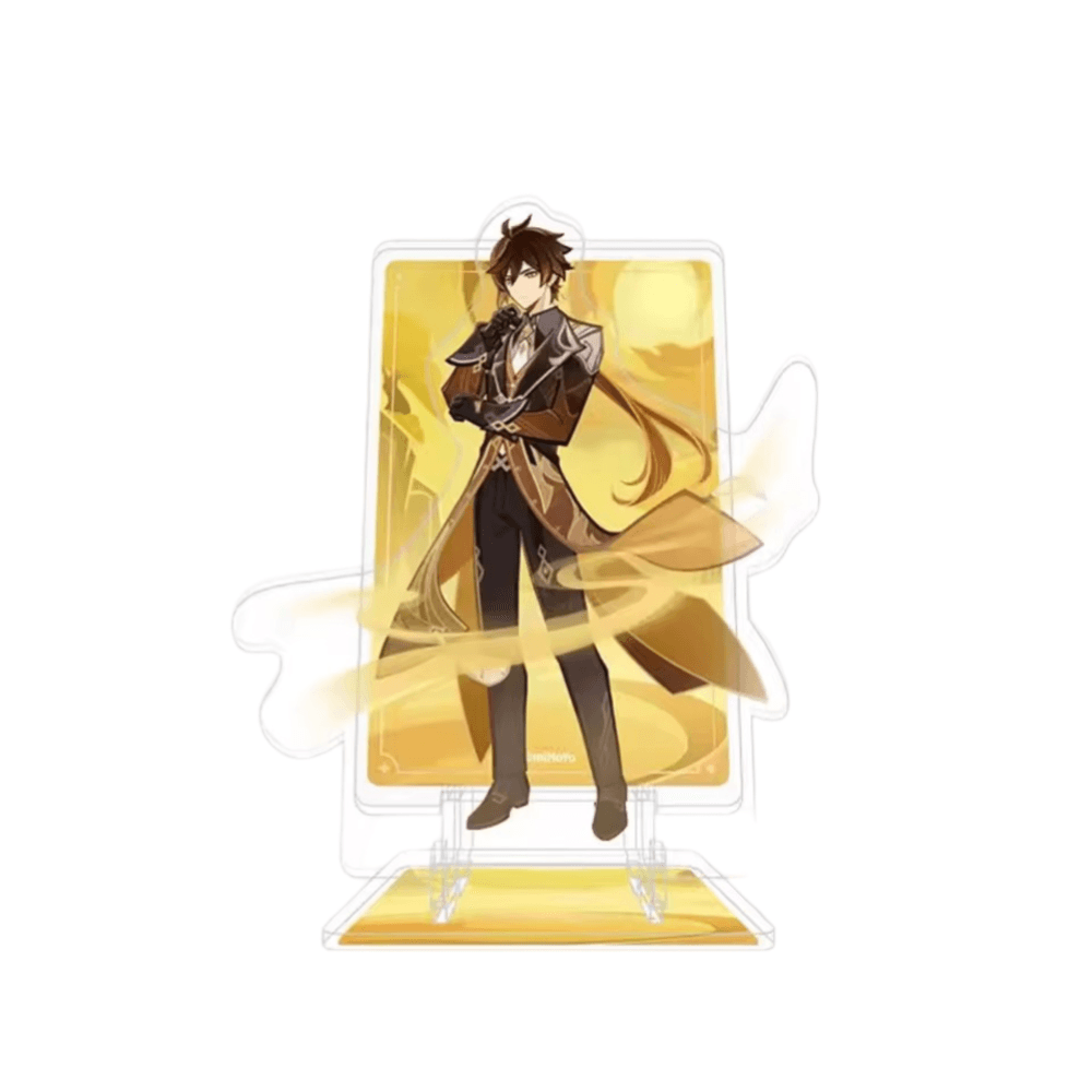 Anime Genshin Impact Zhongli Acrylic Phone Stand