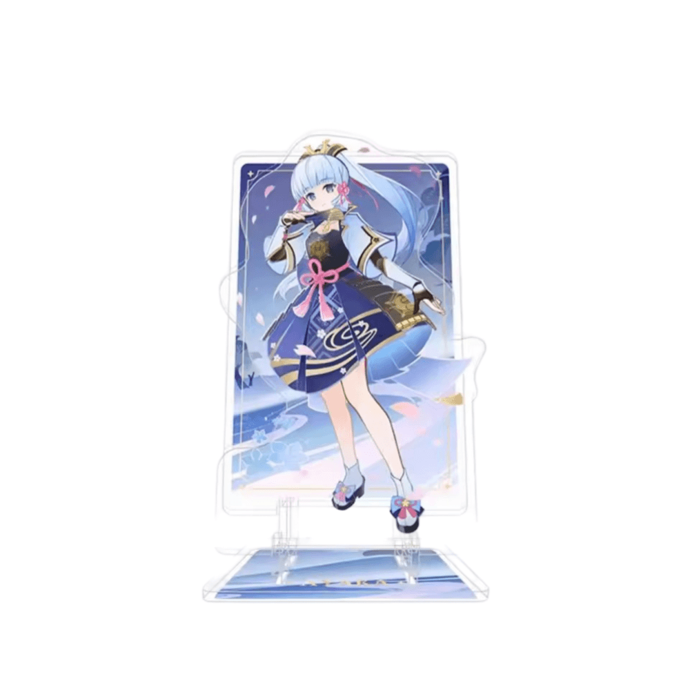 Anime Genshin Impact Kamisato Ayaka Acrylic Phone Stand