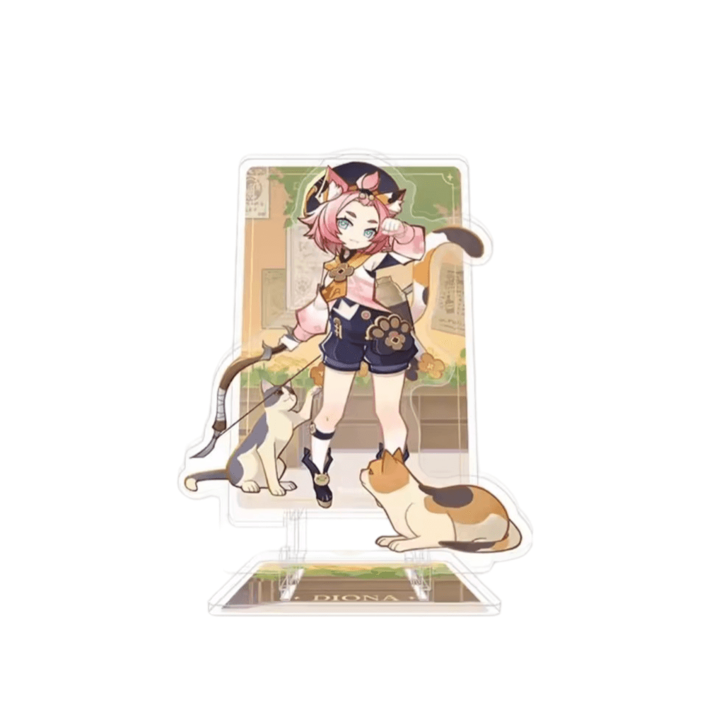 Anime Genshin Impact Diona Acrylic Phone Stand