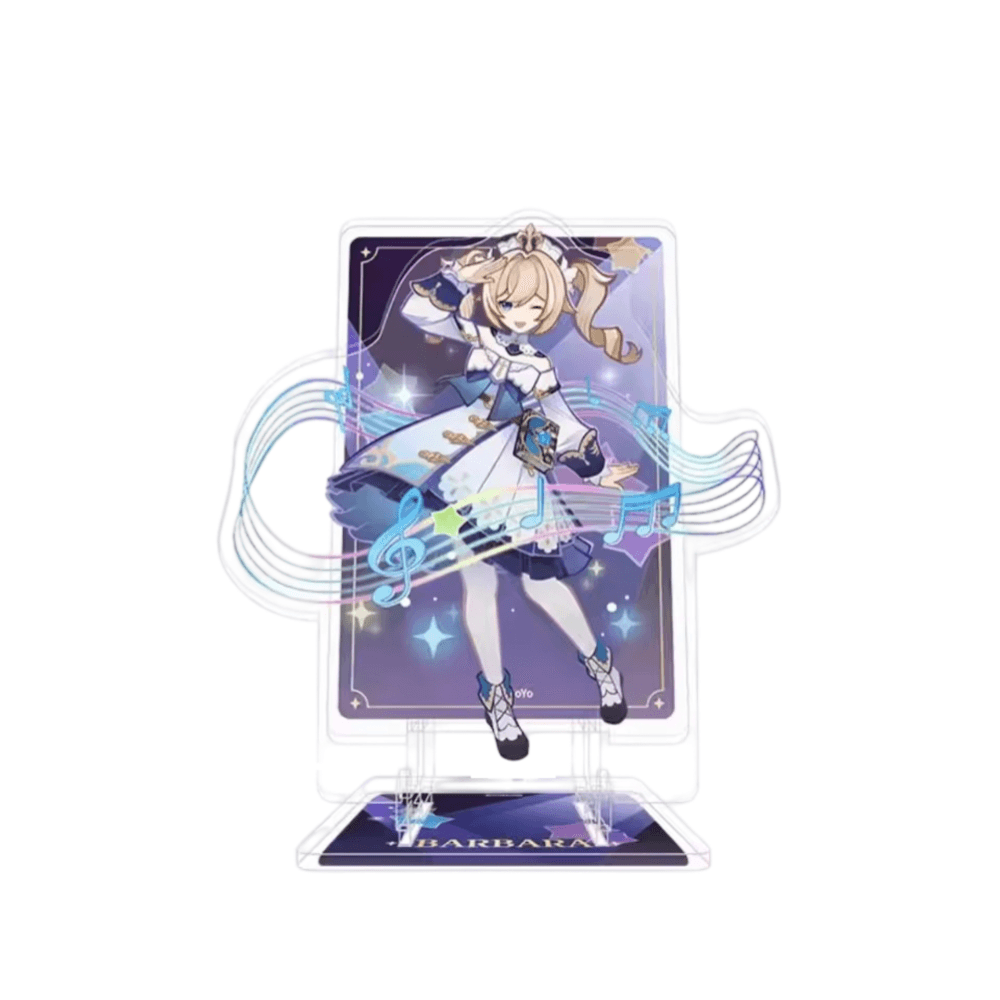 Anime Genshin Impact Barbara Acrylic Phone Stand