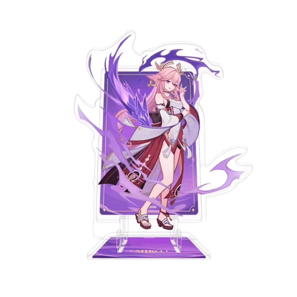 Anime Genshin Impact Yae Miko Acrylic Phone Stand
