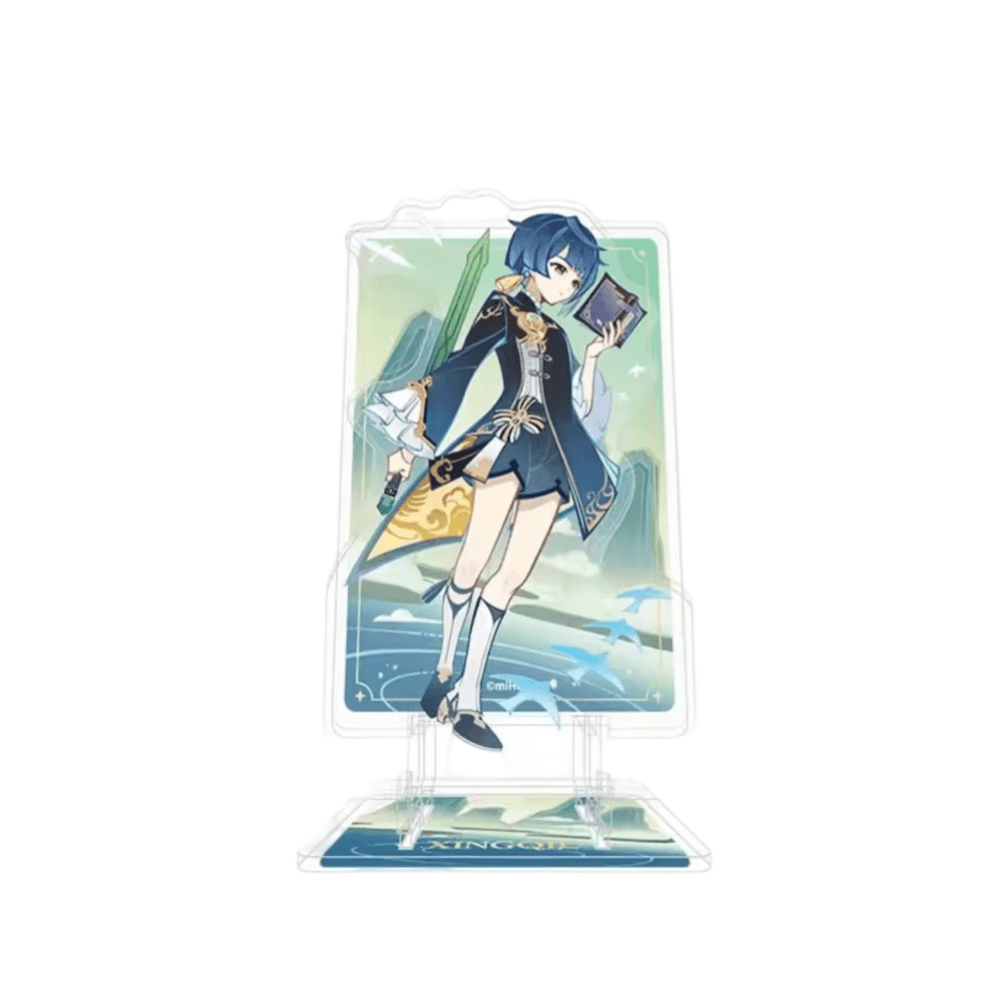 Anime Genshin Impact Xingqiu Acrylic Phone Stand