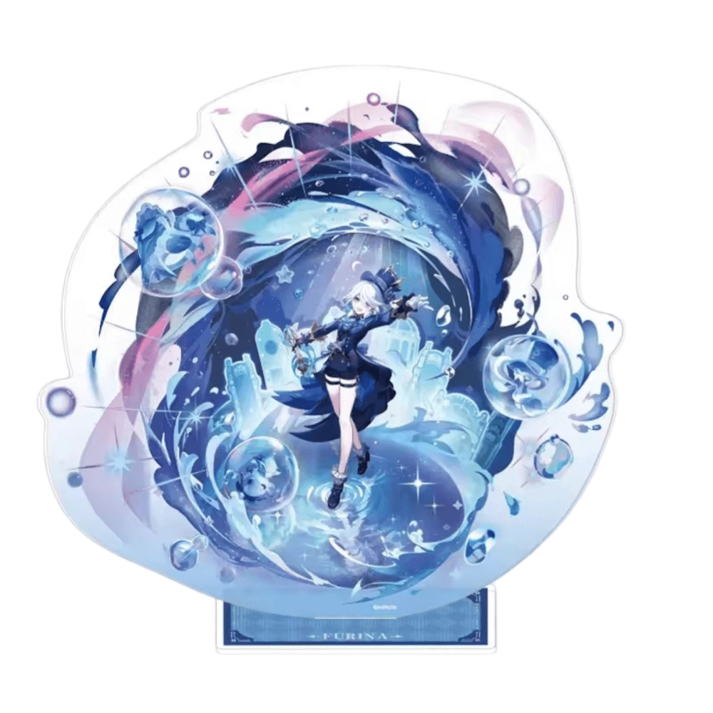 Genshin Impact Furina Anime Acrylic Stand