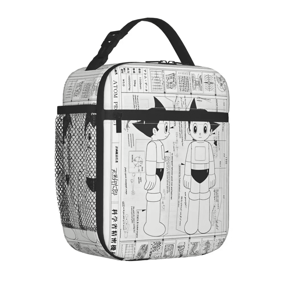 Anime Astro Boy Printed Insulated Lunch Bag
