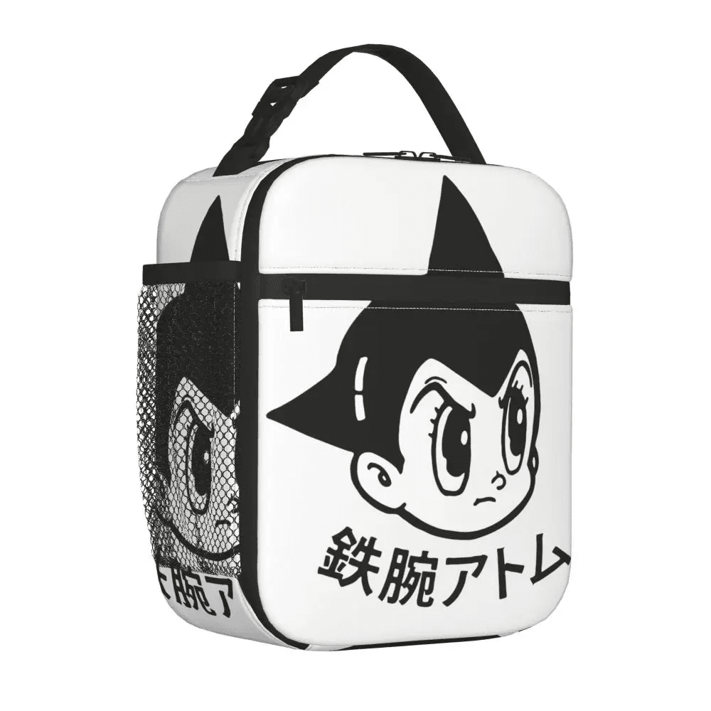 Astro Boy Anime Insulated White Lunch Bag