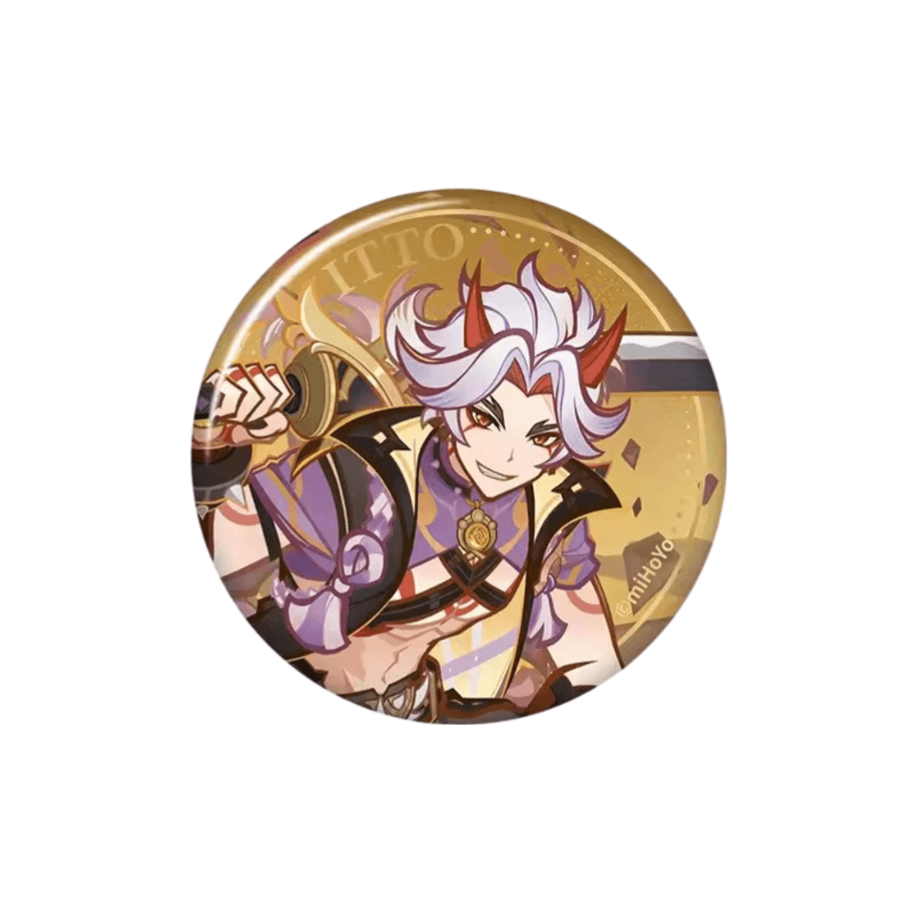 Genshin Impact Anime Arataki Itto Badge