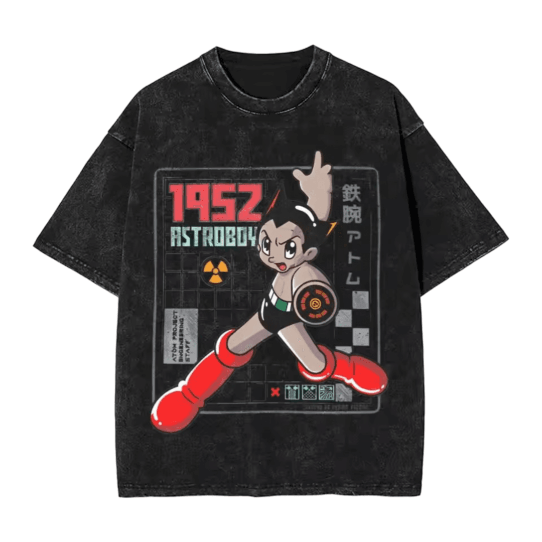 Anime Astro Boy Black T-Shirt