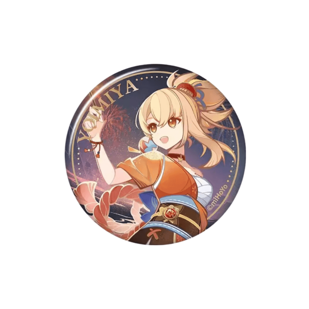 Genshin Impact Yoimiya Anime Badge
