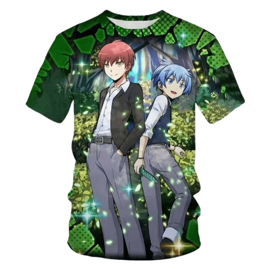 Anime Assassination Classroom Karma Akabane And Nagisa Shiota T-Shirt