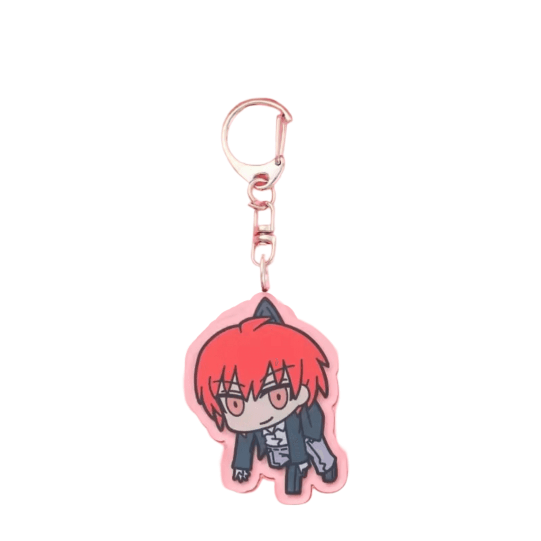 Anime Assassination Classroom Karma Akabane Acrylic Pendant Keychain