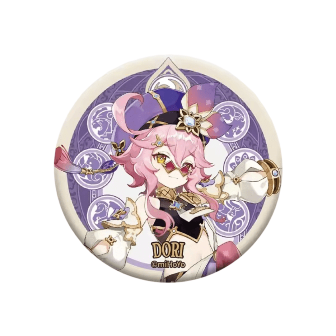 Anime Genshin Impact Dori Metal Badge