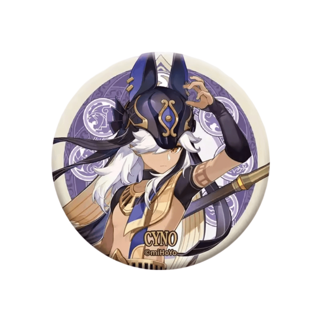 Anime Genshin Impact Cyno Metal Badge