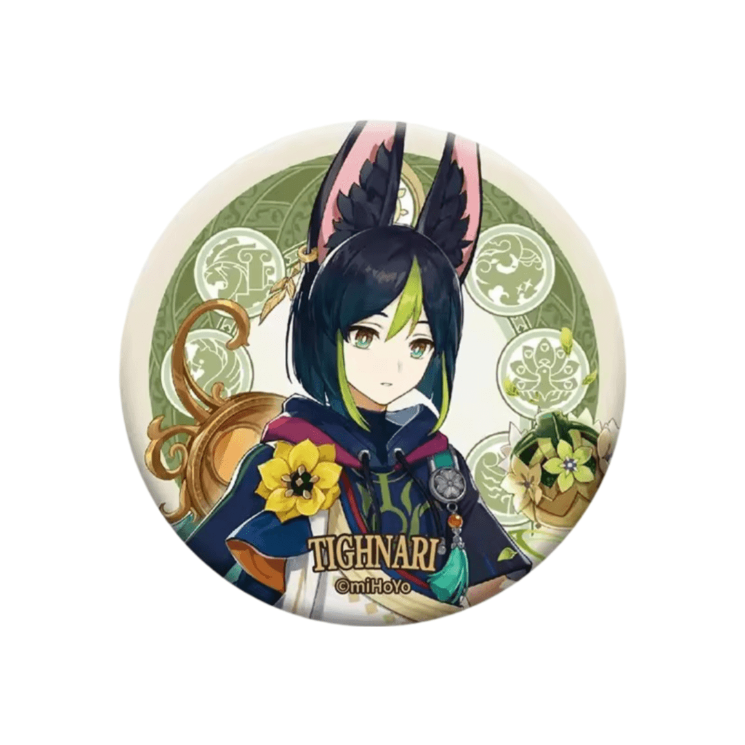 Anime Genshin Impact Tighnari Metal Badge