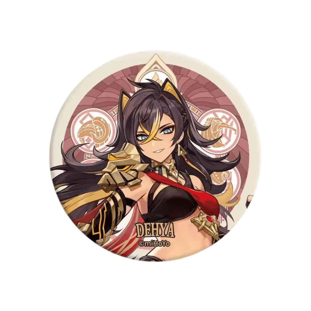 Anime Genshin Impact Dehya Metal Badge