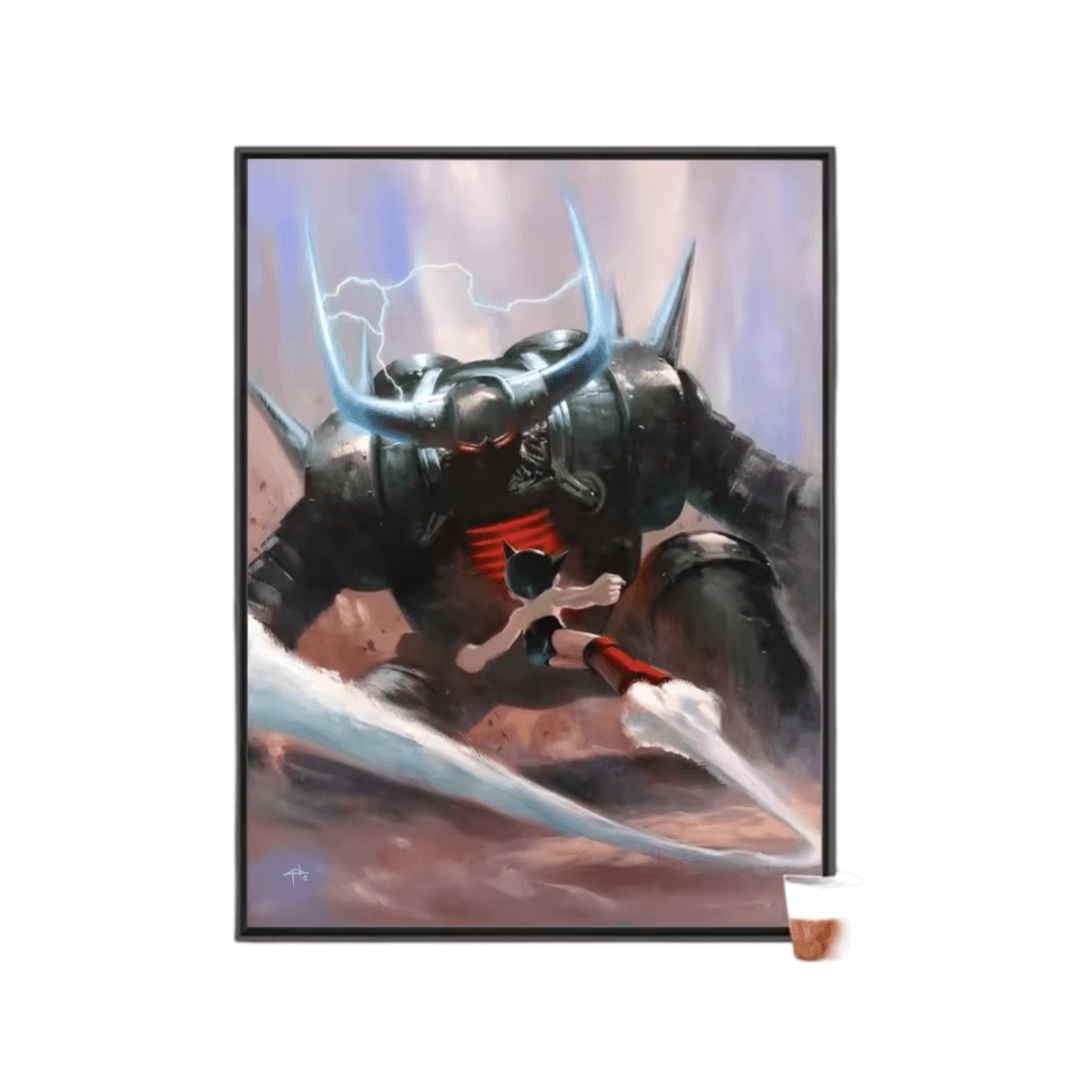 Anime Astro Boy And The Greatest Robot On Earth Poster Wall Art