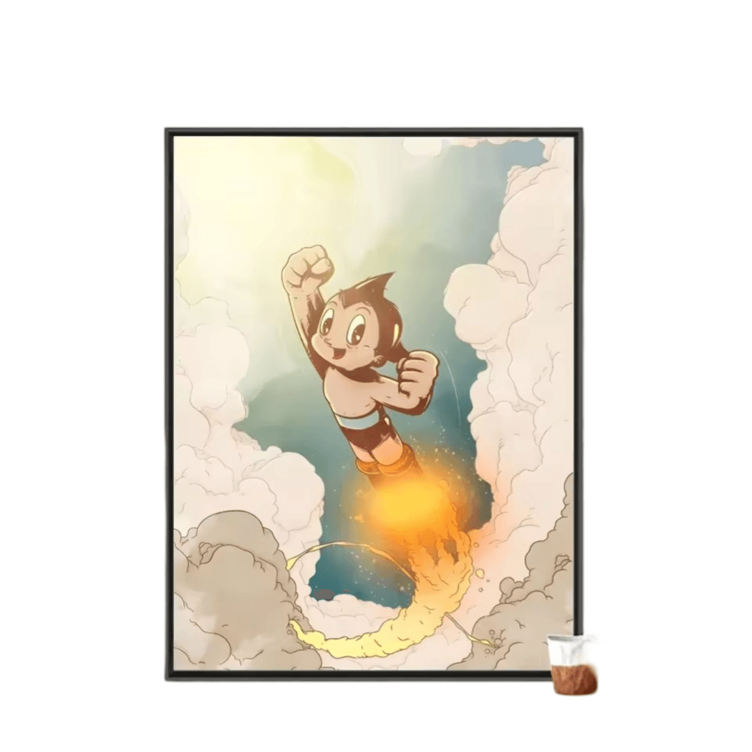 Anime Astro Boy Painting Wall Art