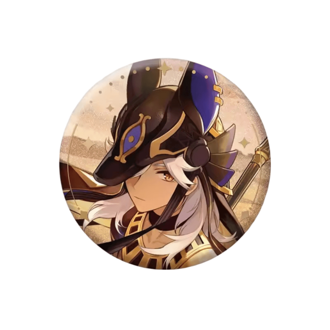 Anime Genshin Impact Cyno Tinplate Badge
