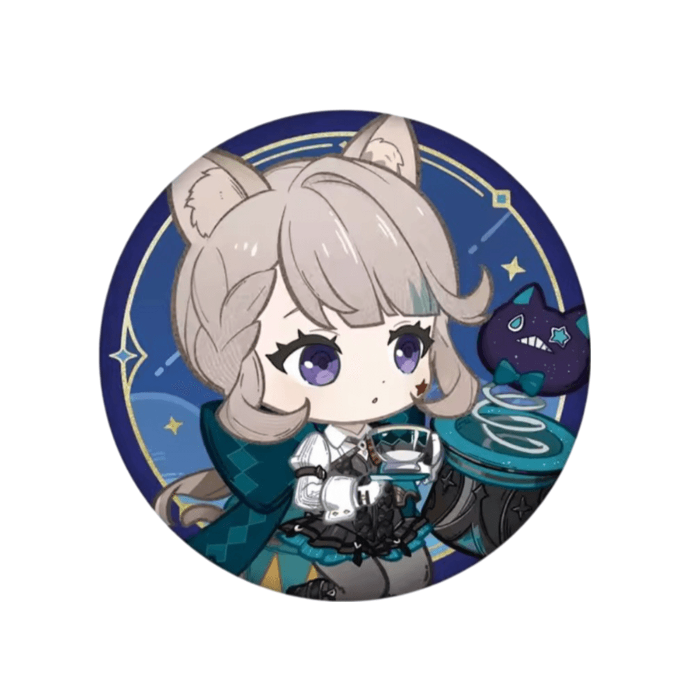 Genshin Impact Anime Lynette Tinplate Badge