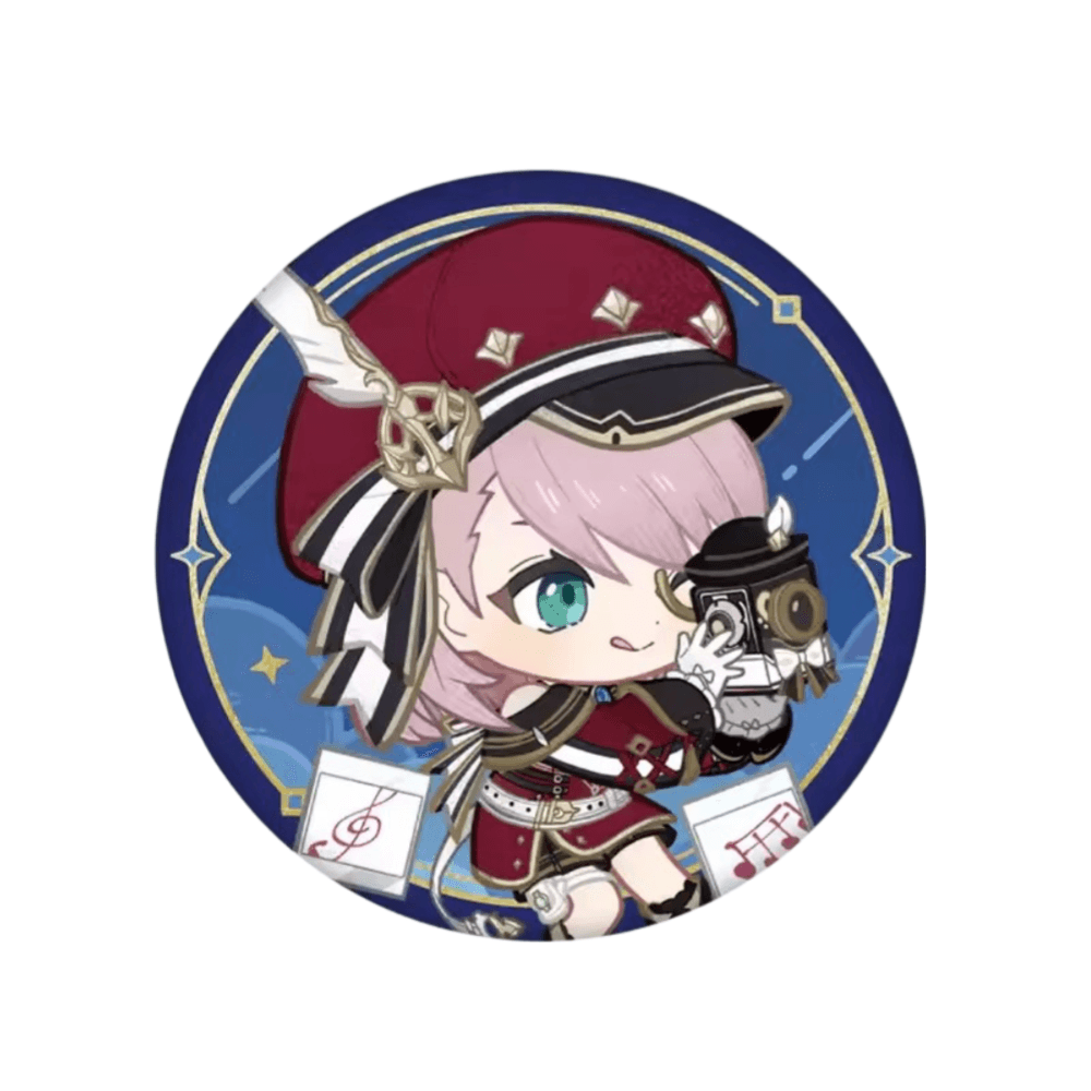Genshin Impact Anime Charlotte Badge