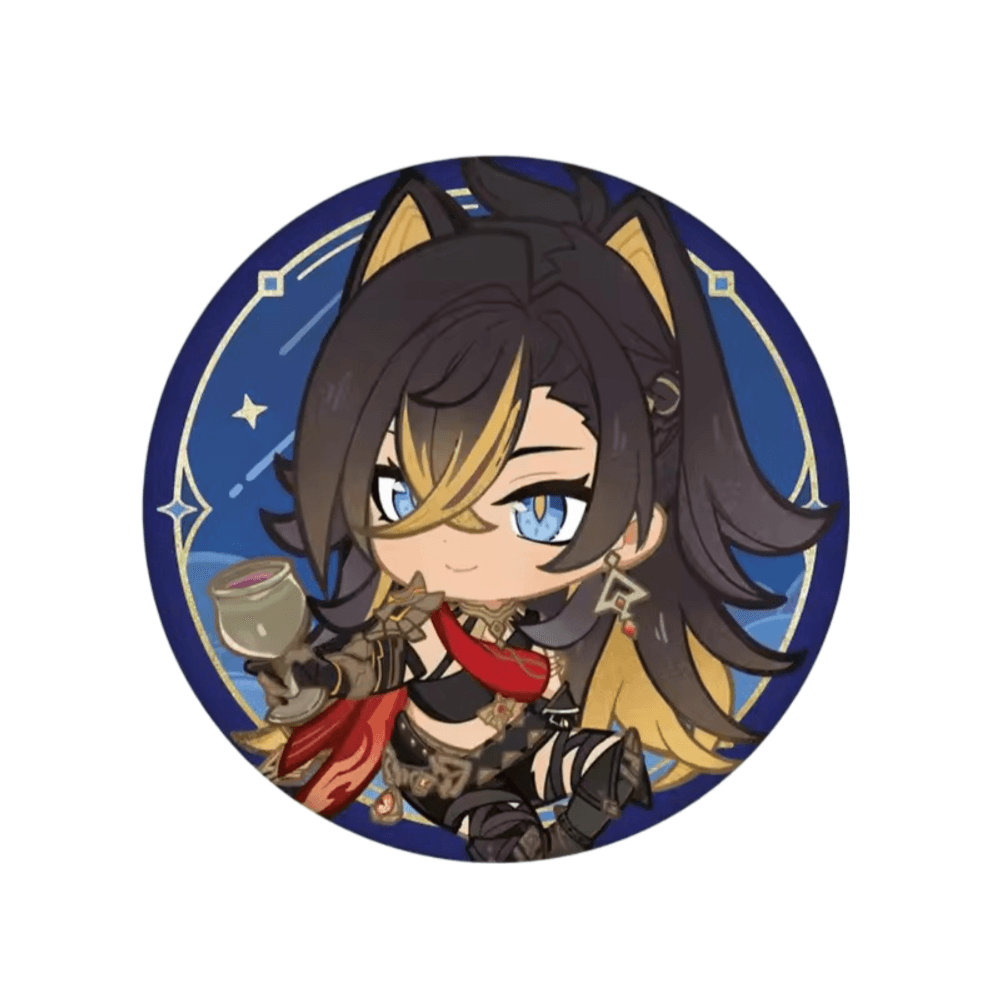 Genshin Impact Anime Dehya Tinplate Badge
