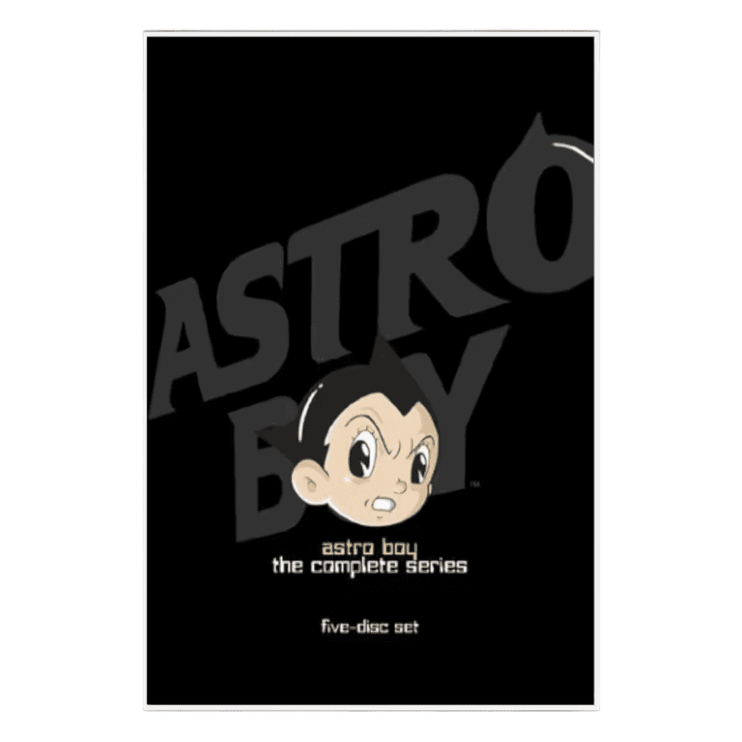 Anime Astro Boy Paper Black Poster Wall Art