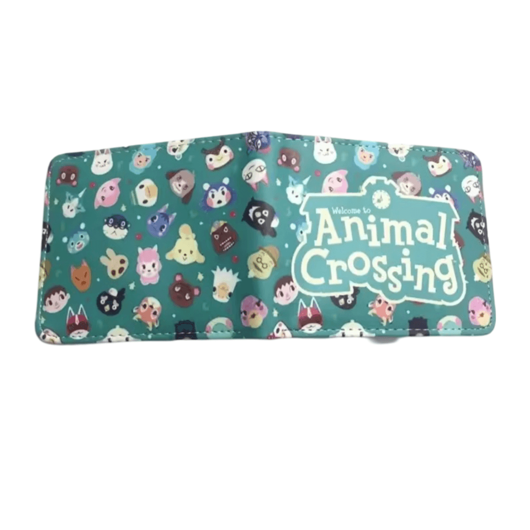 Animal Crossing Character Anime Blue Wallet