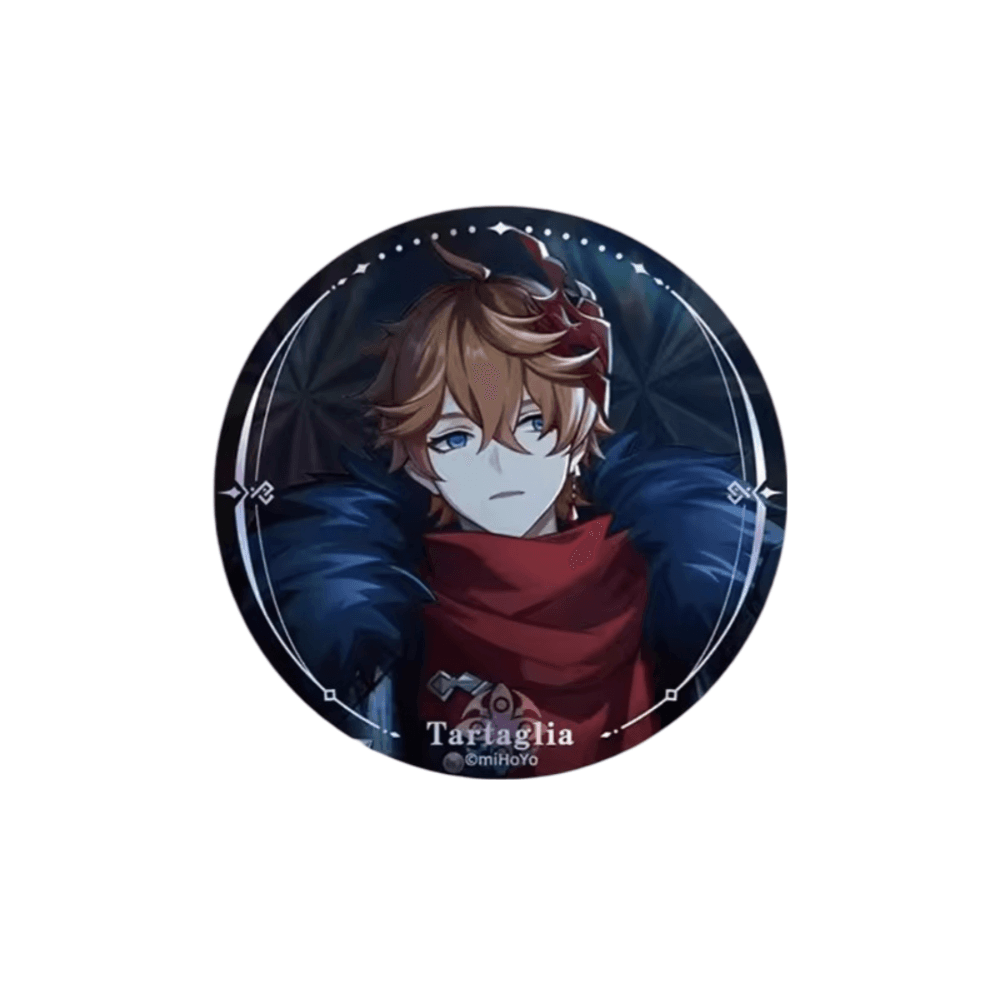 Genshin Impact Tartaglia Anime Badge