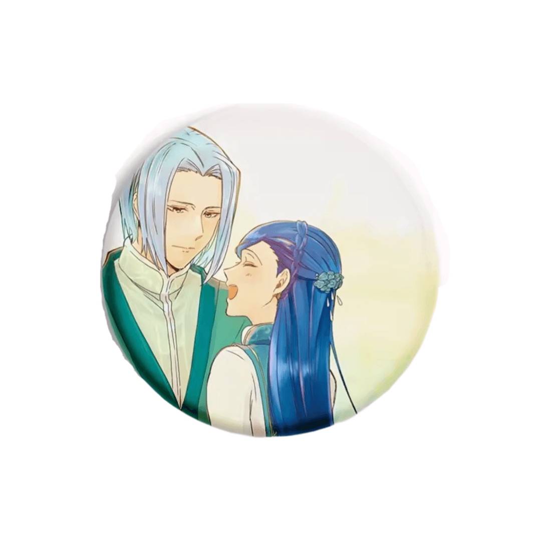 Ascendance Of A Bookworm Anime Ferdinand And Rozemyne Badge