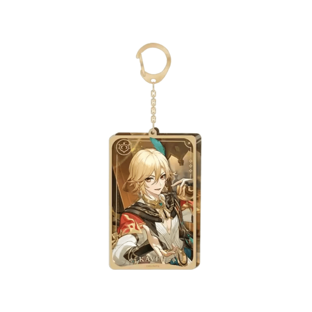 Anime Genshin Impact Kaveh Keychain Pendant