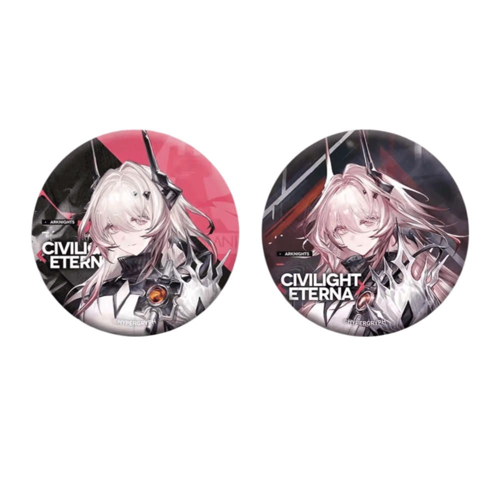 Anime Arknights Civilight Eterna Badge Set