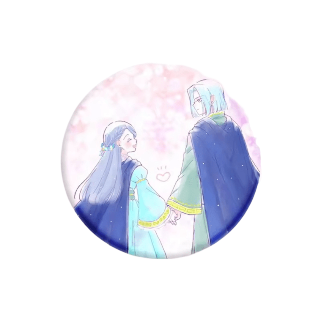 Ascendance Of A Bookworm Ferdinand And Rozemyne Anime Badge