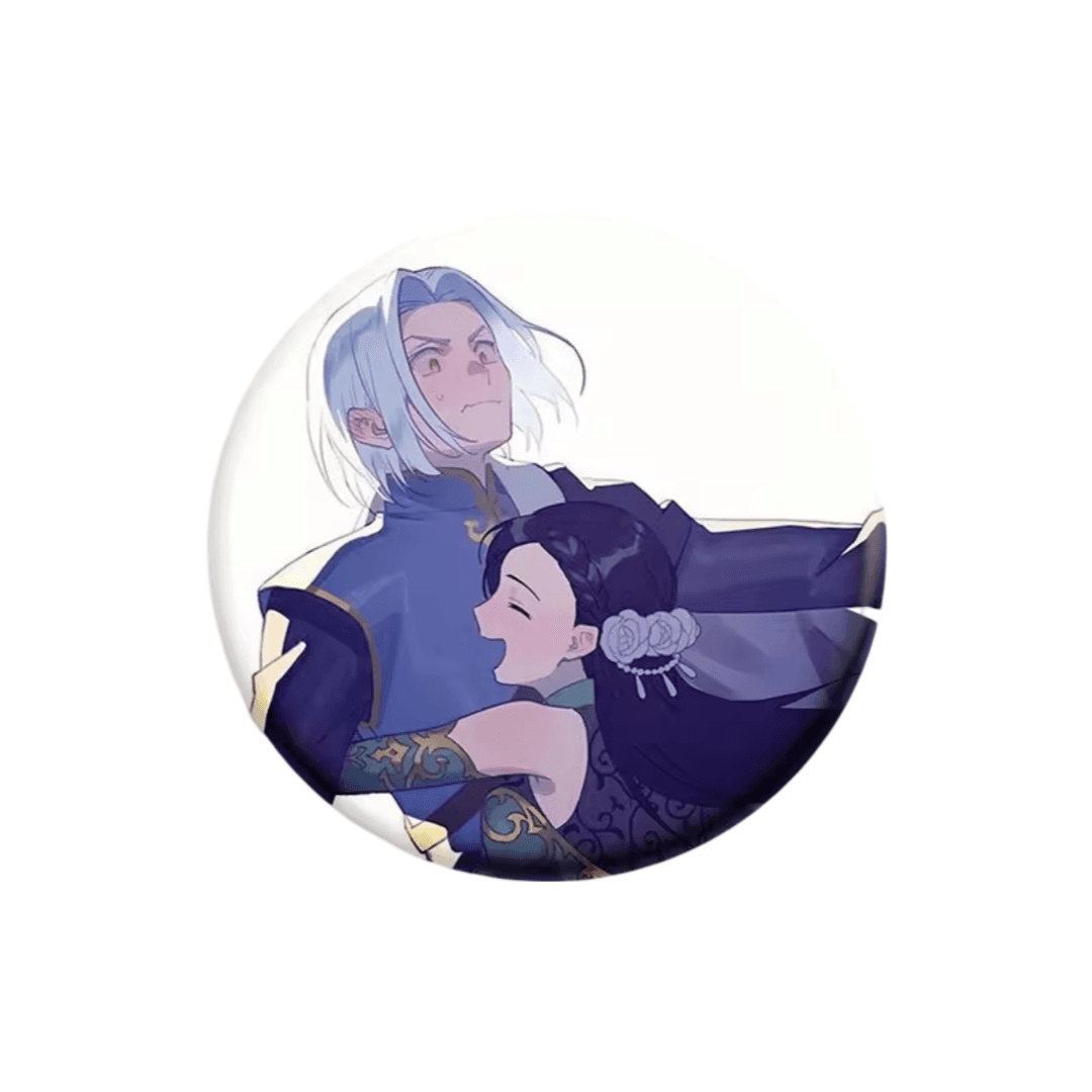 Anime Ascendance Of A Bookworm Ferdinand And Rozemyne Metal Badge