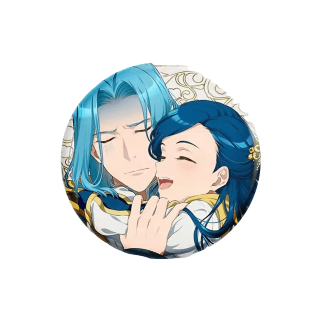 Ascendance Of A Bookworm Anime Ferdinand And Rozemyne Metal Badge