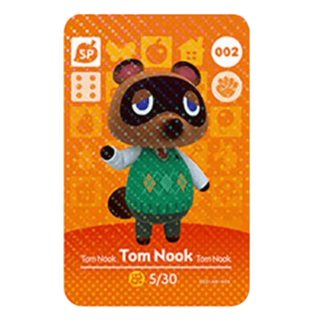 Anime Animal Crossing Tom Nook Amiibo Card