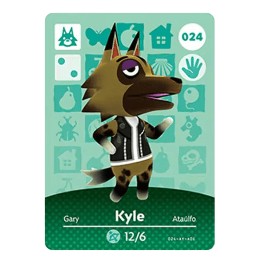 Anime Animal Crossing Kyle Amiibo Card