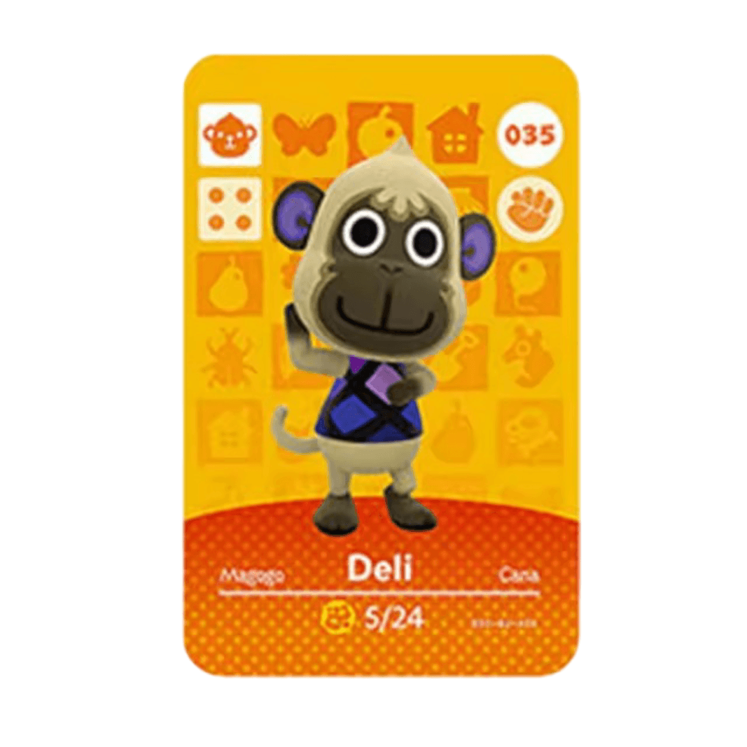 Anime Animal Crossing Deli Amiibo Card