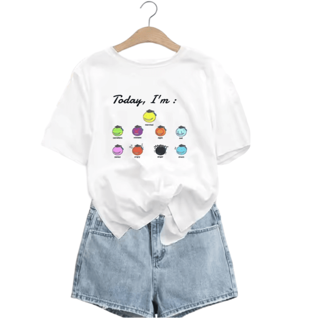 Anime Assassination Classroom Character White T-Shirt